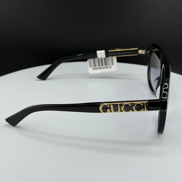 Gucci Sunglasses Black Frames with Gold Logo GG1188S. New with tags & case main image 5